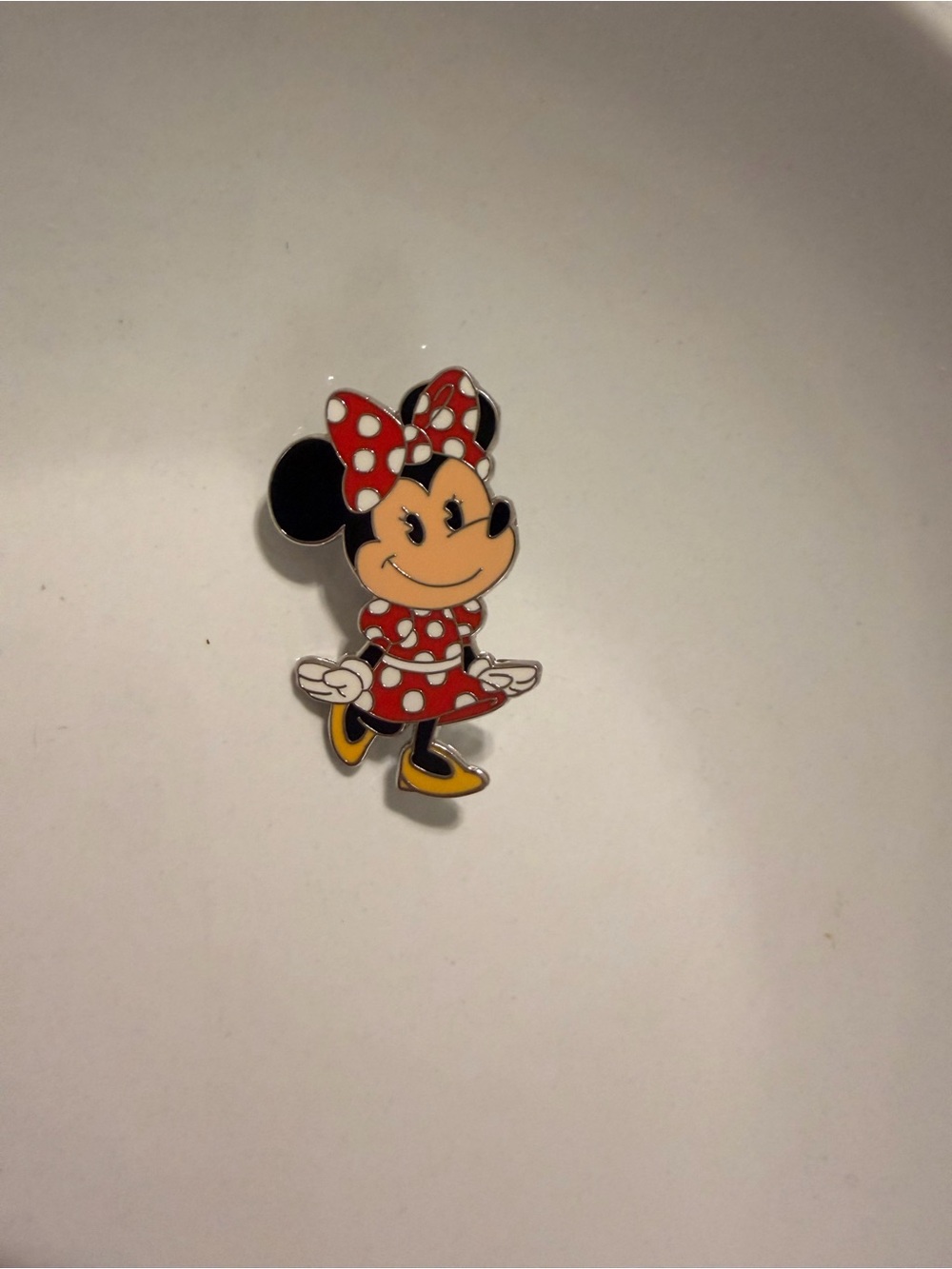 Disney Minnie Mouse Red Polka Dot Enamel Pin